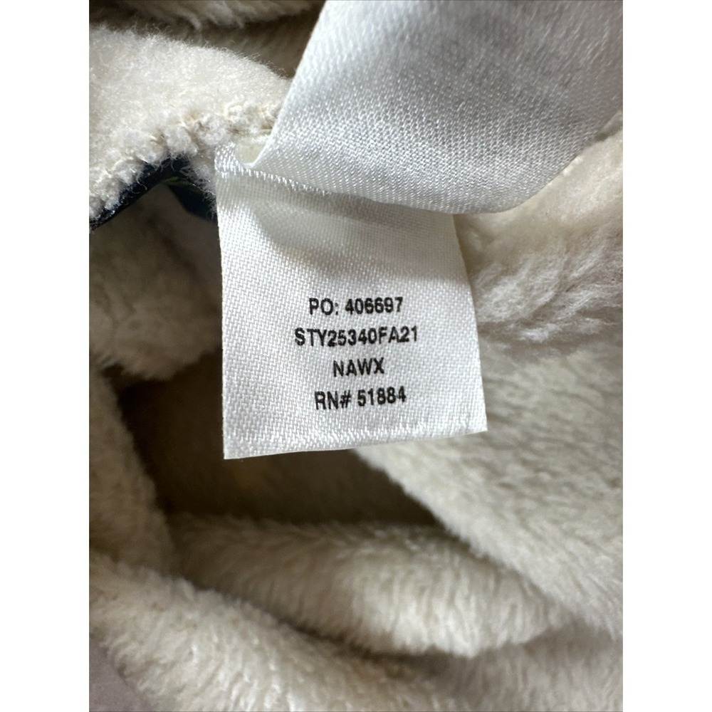 Patagonia Women's Medium Re-Tool Half Zip Pullover Fleece Jacket Natural X-Dye - Picture 7 of 7
